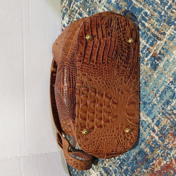 Brahmin Tan Crocodile Embossed Hobo Bag - Picture 6 of 12